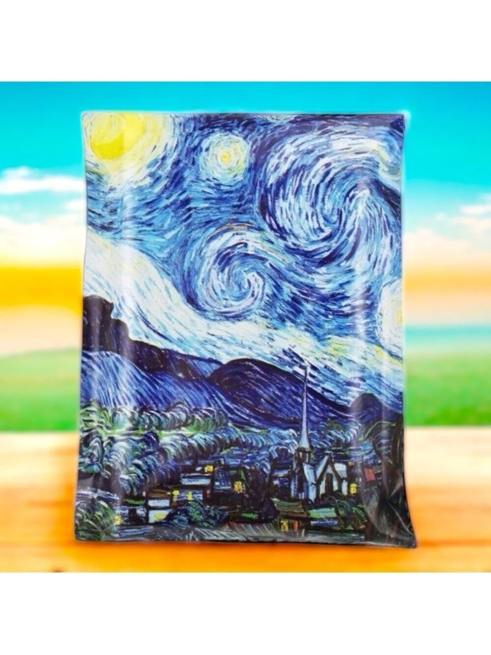 25 10X13 Poly Mailers Starry Night Flat Mailers PRICE IS FIRM - Picture 2 of 5